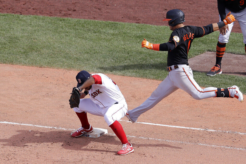APTOPIX Orioles Red Sox Baseball